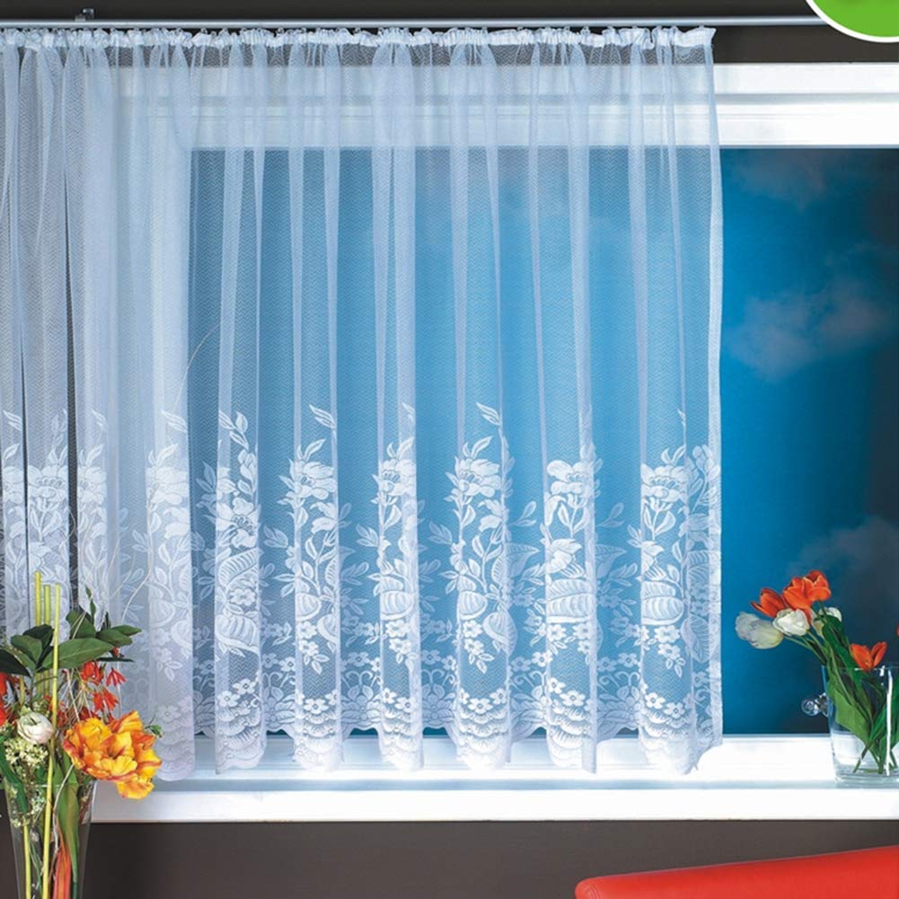 Voilage jacquard brodé broderie haut de gamme rideau de chambre super doux 300x245