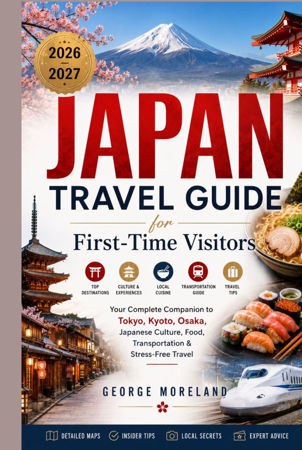 JAPAN TRAVEL GUIDE FOR FIRST-TIME Visitors 2026–2027: Your Complete Companion to Tokyo, Kyoto, Osaka, Japanese Culture, Food, Transportation & Stress-Free Travel