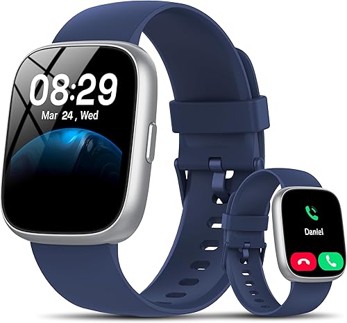 Miniatura 11 de Reloj inteligente con Alexa integrado, pantalla táctil HD de 1.83 pulgadas, rastreador de actividad física con llamadas Bluetooth, reloj de fitness
