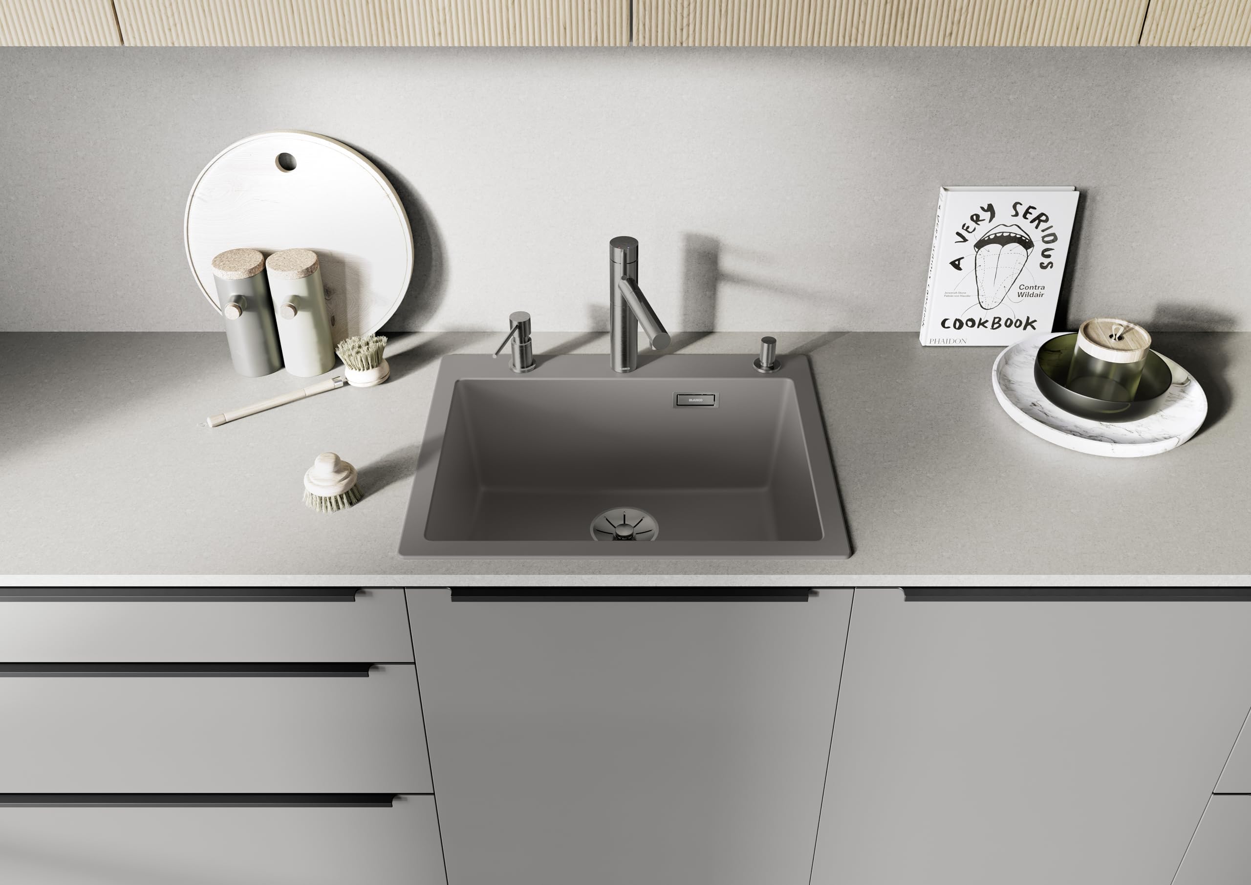 BLANCO Alta-S II stal nierdzewna PVD | wysokie ciśnienie | z wyciąganym wężem | zawór zwrotny | wkład ceramiczny | pewna jakość wody i oszczędność wody