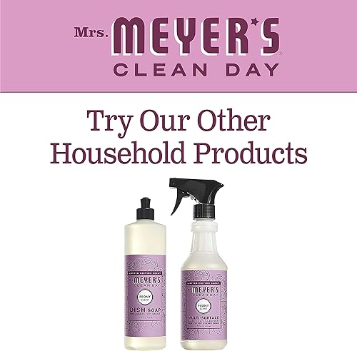 Miniatura 229 de Mrs. Meyer's Clean Day - Detergente líquido para platos, aroma a albahaca, fórmula biodegradable, paquete de 6 unidades, 16 fl oz