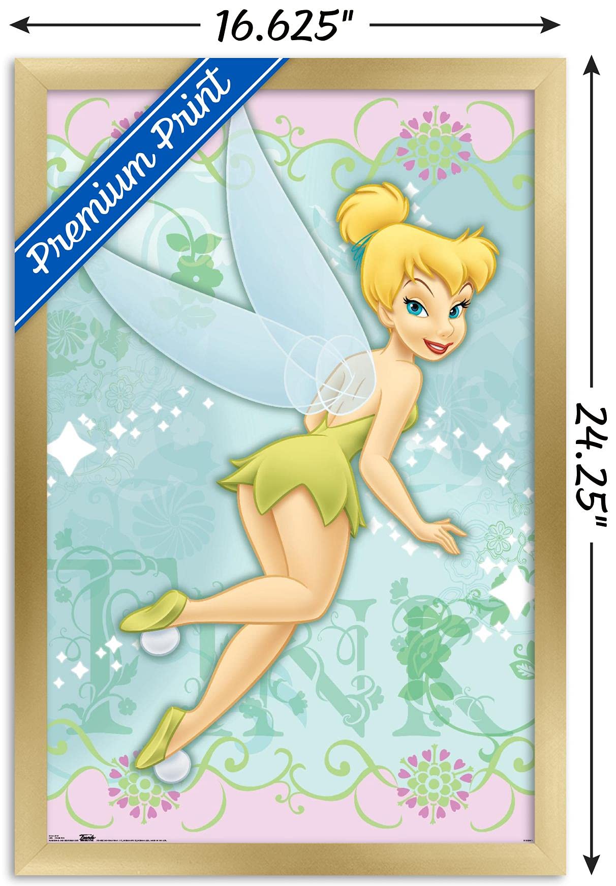 DA2002 ポスター・シリーズ ティンカーベル 4 フェイス 限定100個