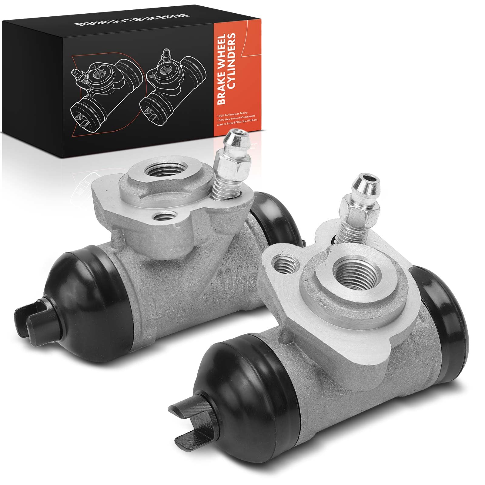 Frankberg 2x Radbremszylinder Kompatibel mit Materia M4 1.3L 1.5L 2006-2012 Sirion M3 1.0L-1.5L 2005-Heute Yaris NCP1 NLP1 SCP1 1.0L-1.5L 1999-2005 Replace# 4757052011