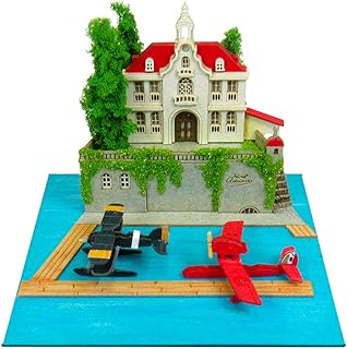 Miniatuart Kit Studio Ghibli mini Porco Rosso Porco on the Phone Complete Model Figure Sankei Animation Film Hayao Miyazaki