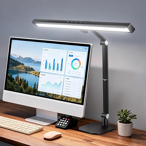 Miniatura 13 de NEEWER Versión de nivel de entrada, luz LED de 32 pulgadas con abrazadera para escritorio, hogar, oficina, dormitorio, dibujo, 20 W, monitor de
