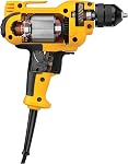 DEWALT Corded Drill, 8.0-Amp, 3/8-Inch, Variable Speed Reversible, Mid-Handle Grip (DWD115K)