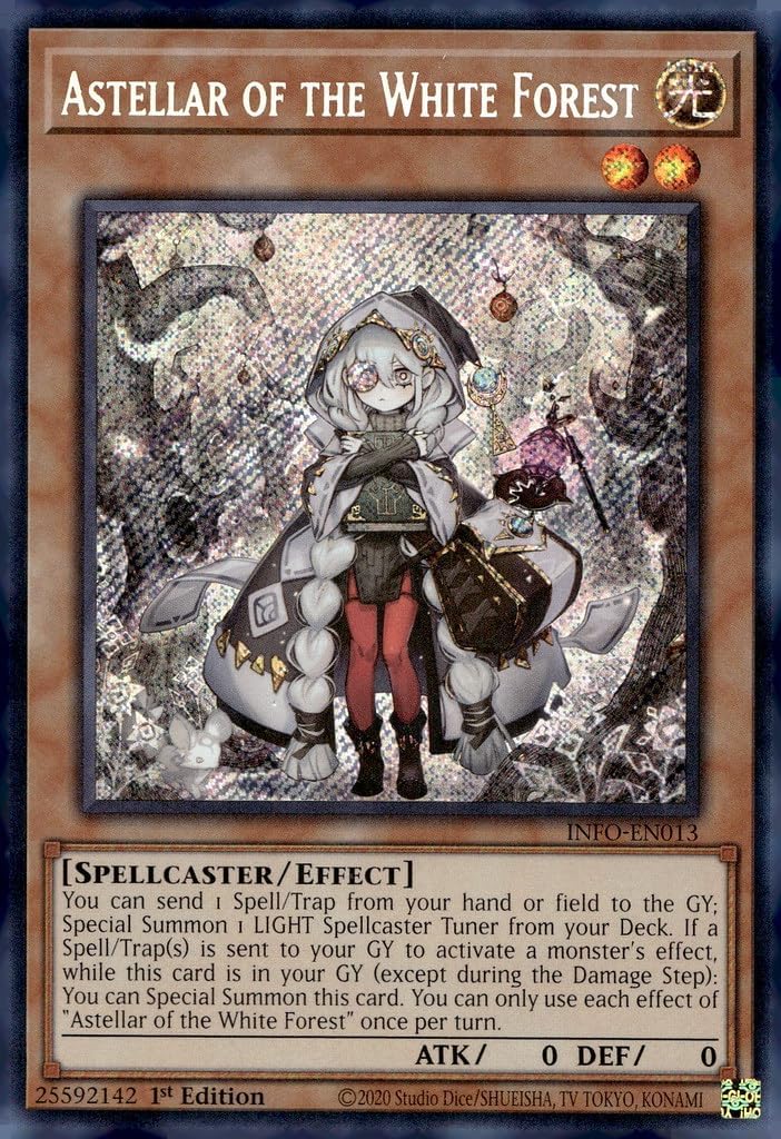 Astellar of The White Forest INFOEN013 Secret Rare 1st Edition