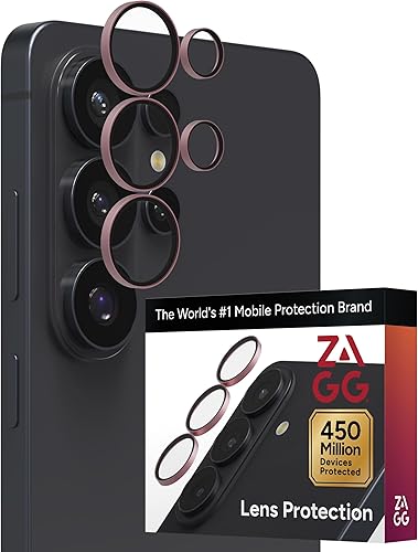 Miniatura 8 de Protector de lente de cámara ZAGG Glass Elite antirreflejo para Samsung Galaxy S25 FE - Vidrio templado, resistente a los arañazos, fotos