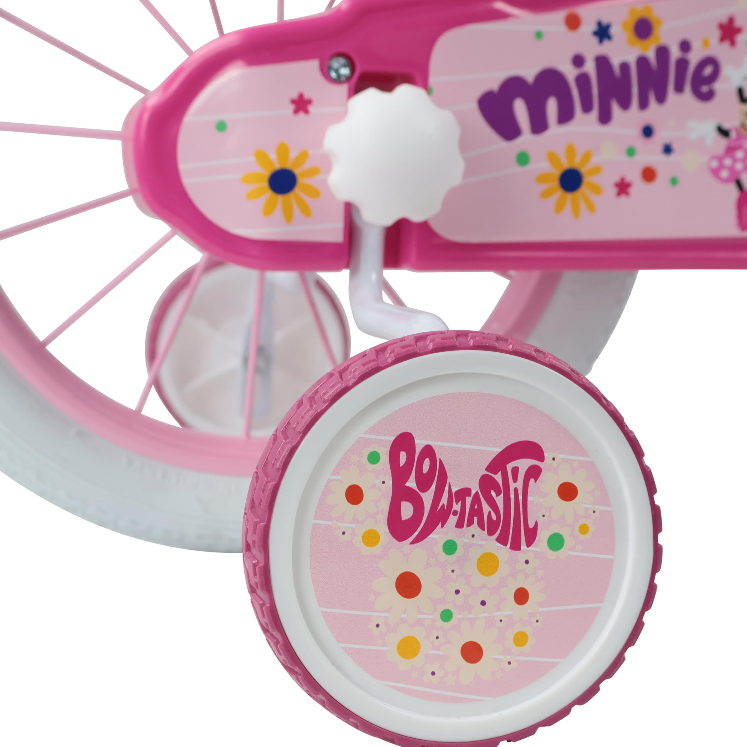 Denver Bike Bicicletta Bambina 14 Pollici Minnie, 3-5 Anni, Telaio Acciaio, Ruote Gonfiabili