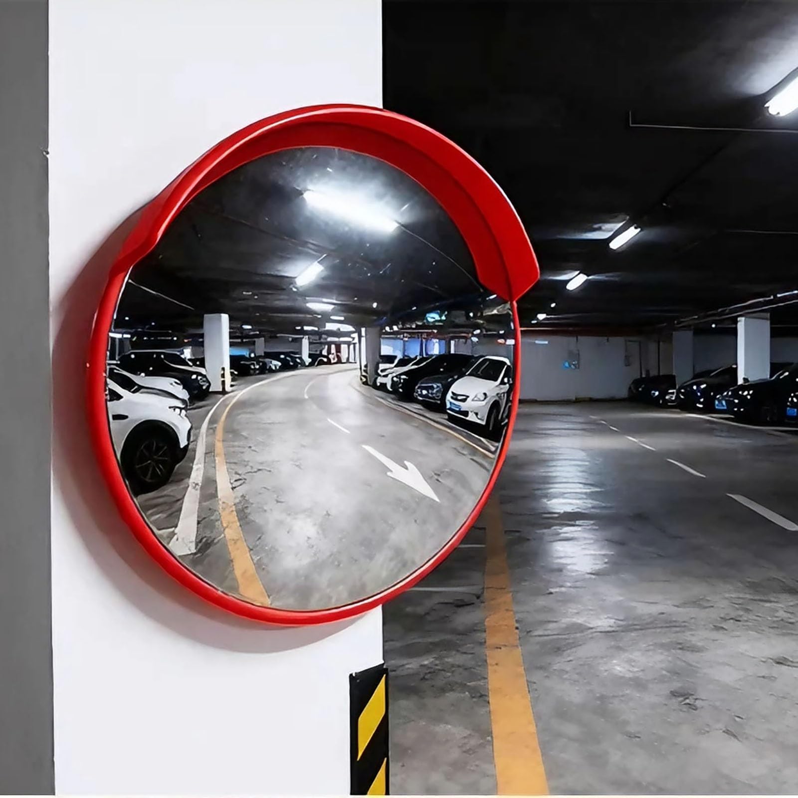 specchi di Sicurezza Specchio di Sicurezza Grandangolare per Interni, Specchietti per Punti Ciechi di Diametro 45 60 75 80 100 Cm, Specchio Curvo(30in/75cm)
