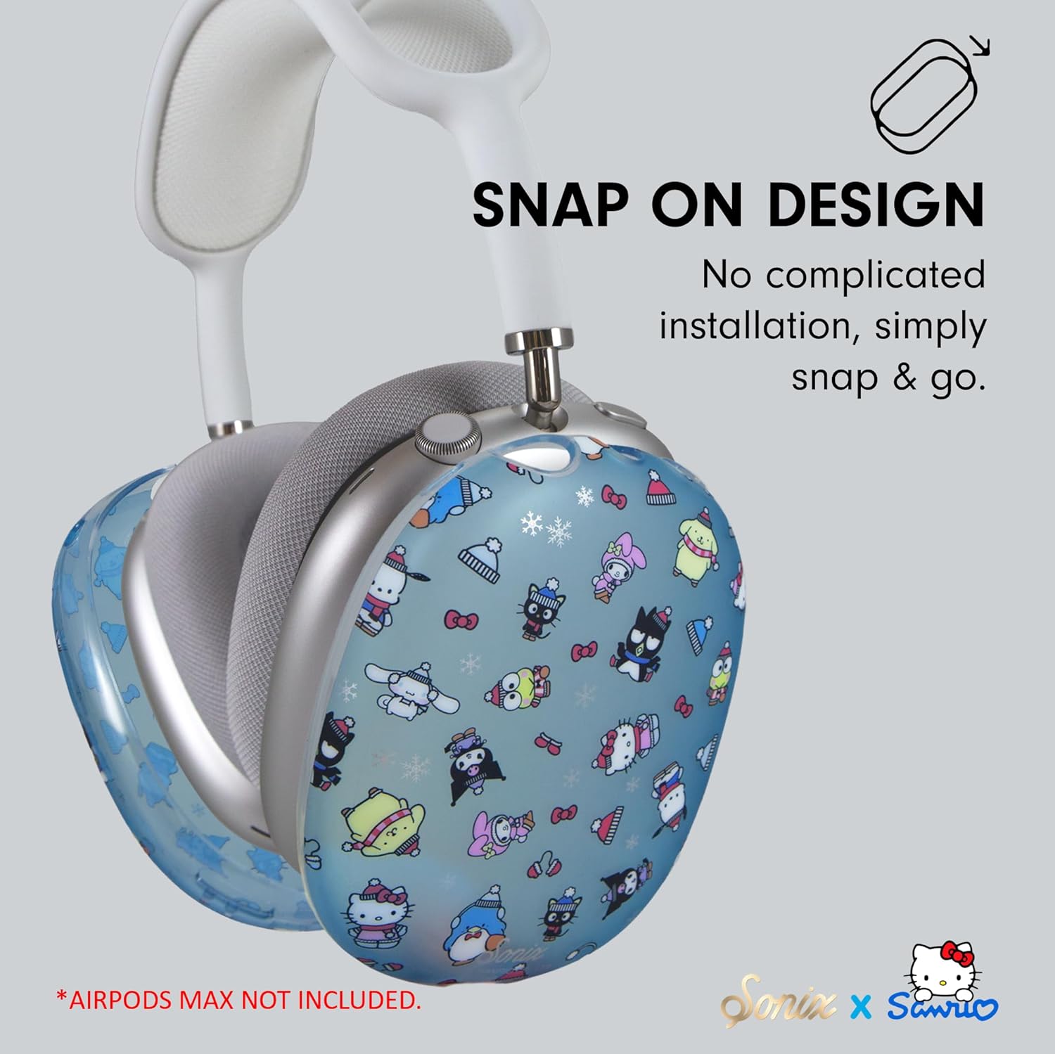 Sonix x Sanrio Protective Case for AirPods Max 2 & 1 | Headphones Cover | Hello Kitty and Friends - Aspen Vacation