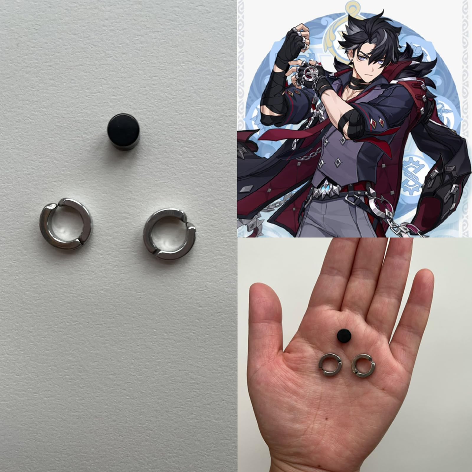 Amazon.co.jp: 原神 リオセスリ Wriothesley コスプレ小物 耳飾り