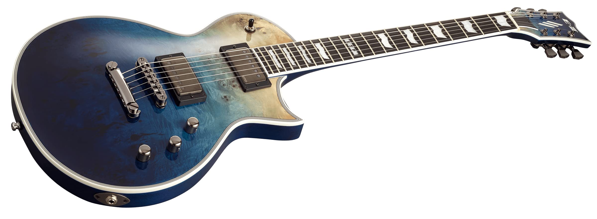 Amazon | E-II EC BM Blue Natural Fade エレキギター イーツー