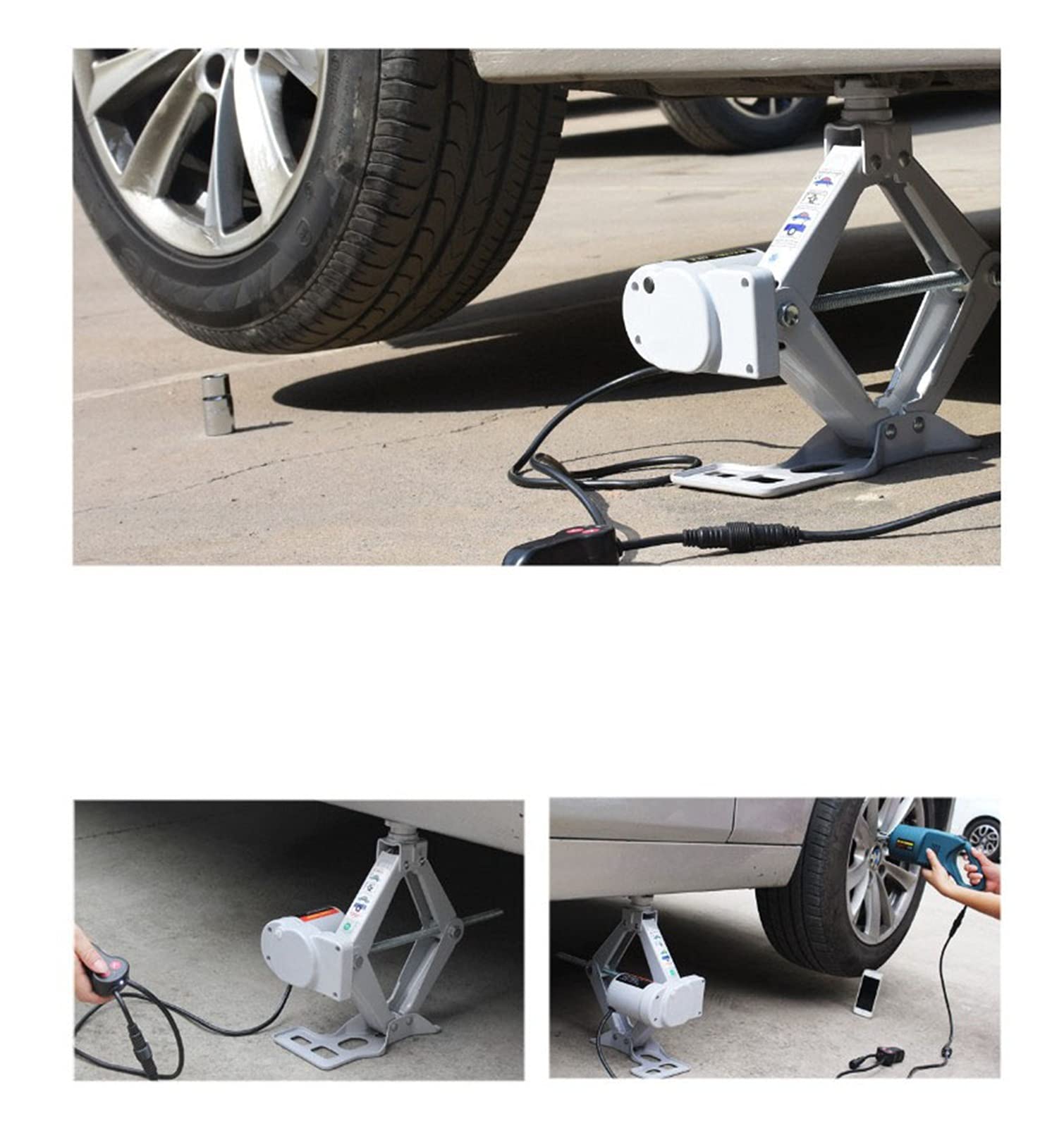 Podnośnik Przyczepy, 12 V Car Gniazdo elektryczne, zestaw klucz elektryczny, narzędzie do pokładu, zmiany opony
