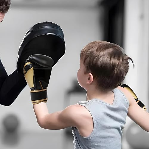 Miniatura 6 de Guantes de boxeo para niños, guantes de entrenamiento para saco de boxeo, MMA, UFC, Muay Thai, Karate, Kickboxing