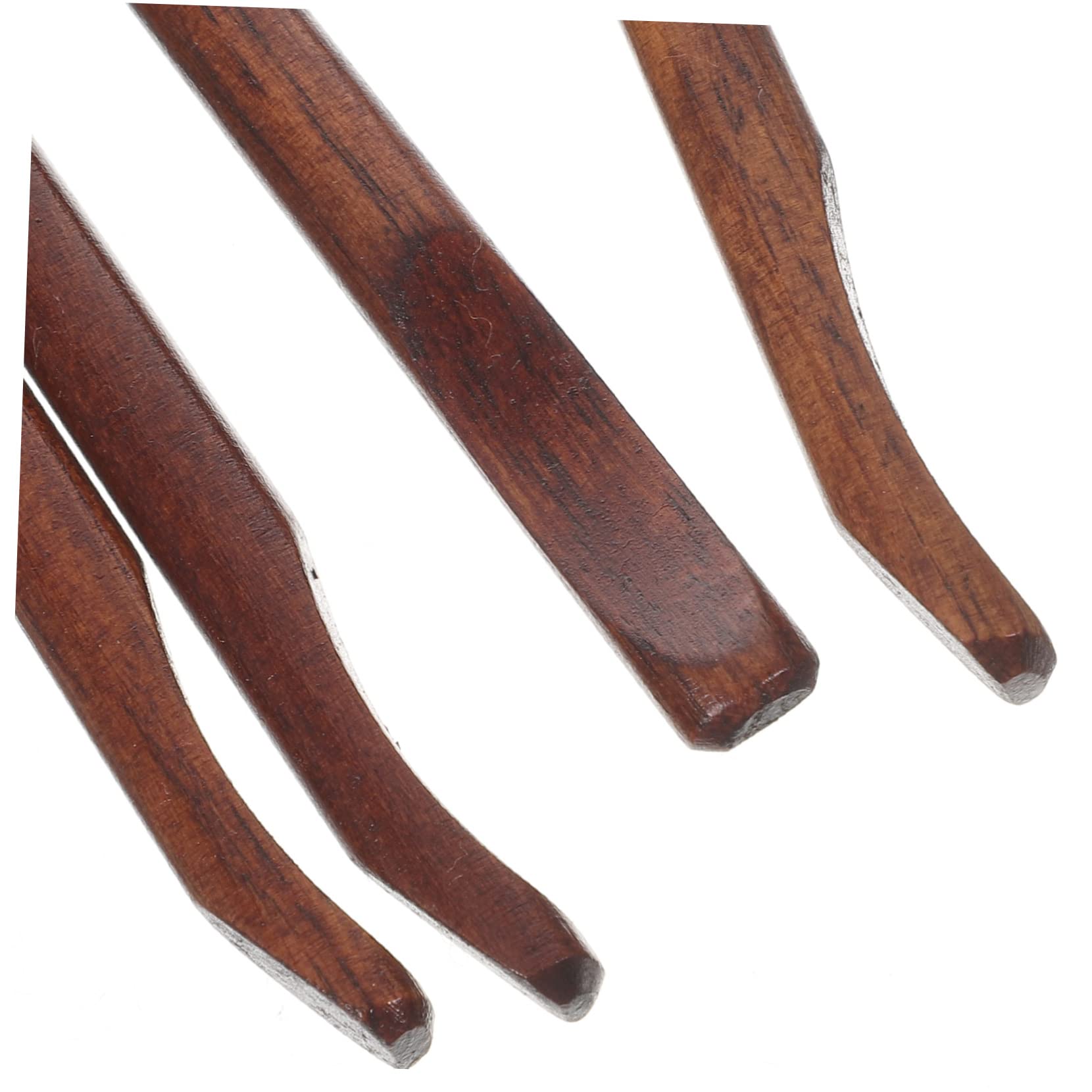 COLLBATH 4Pcs Wooden Coffee Stirrer Elegant Long Handle for Cocktails Milk Tea and More Safe and Odorless Wooden Stir Sticks for Drinks