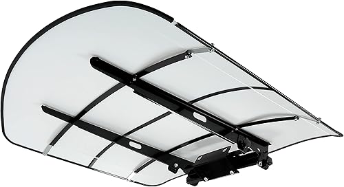 Miniatura 1 de ECOTRIC Toldo para tractor compatible con todos los ROPS de 48-38 pulgadas x 48-38 pulgadas, tractores equipados ROPS toldo blanco para tractor y