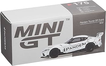 Amazon | MINI GT 1/64 Pandem Toyota GR スープラ V1.0 シルバー 右