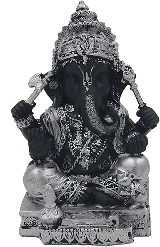 DharmaObjects Ganesh Ganesha - Estatua, color plateado