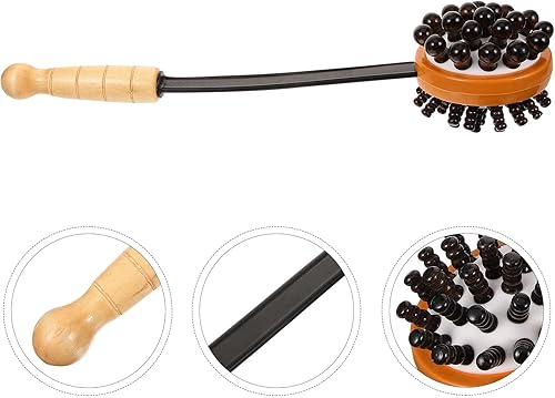 Miniatura 2 de Bendable Wooden Back Hammer Handheld Massage Hammer for Neck and Shoulder Relief at Home and Travel