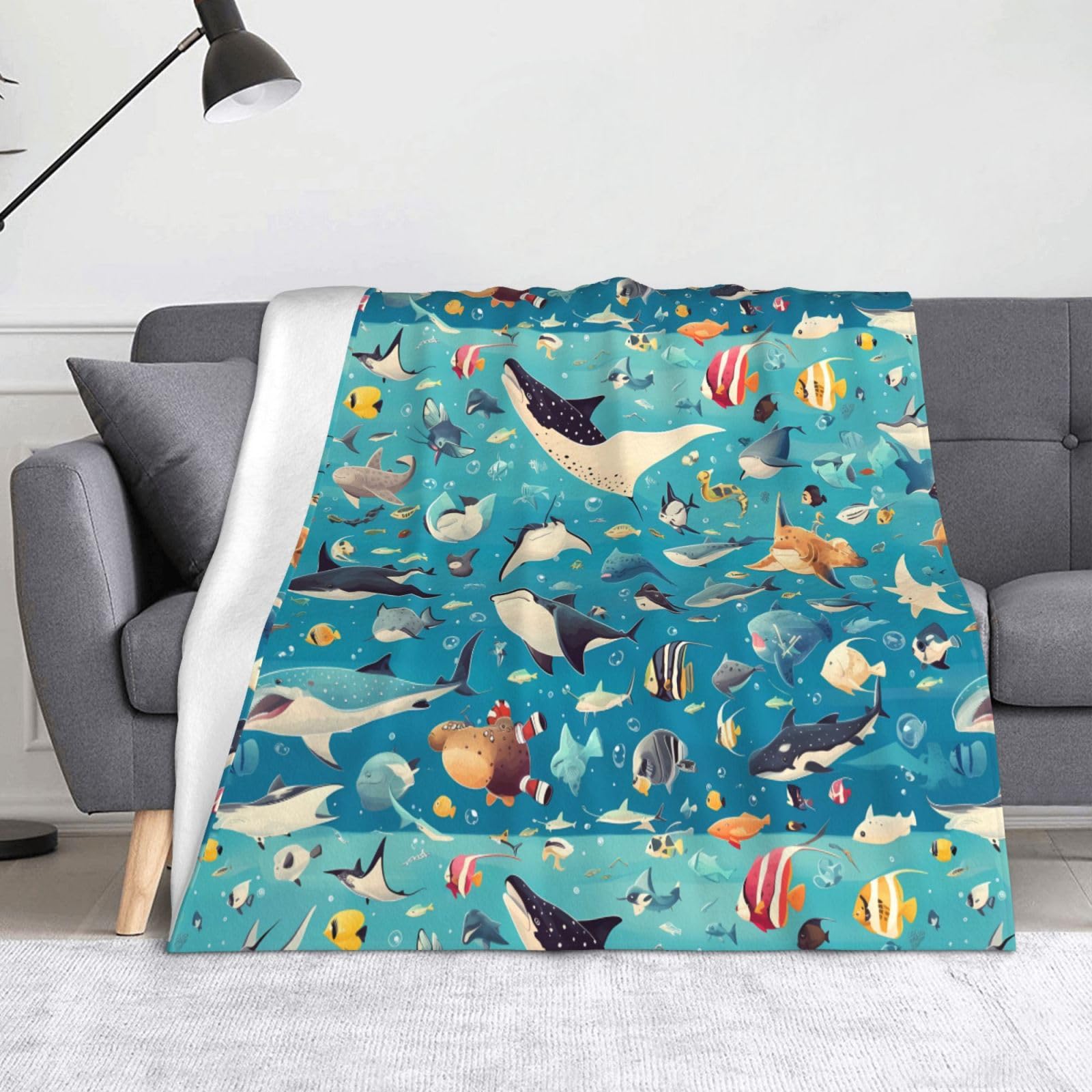 Couverture raie manta 152x127 cm : la solution contre le froid en voyage et camping
