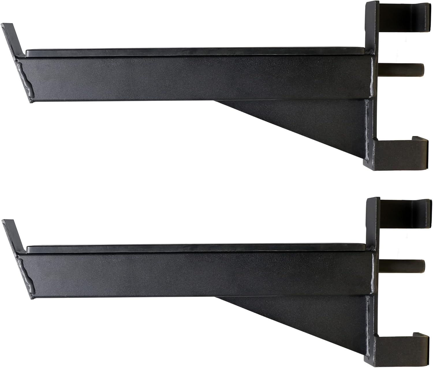 PRISP Safety Spotter Arm Attachments - Barbell Catchers for 2x2 Squat Racks, Sold in Pairs