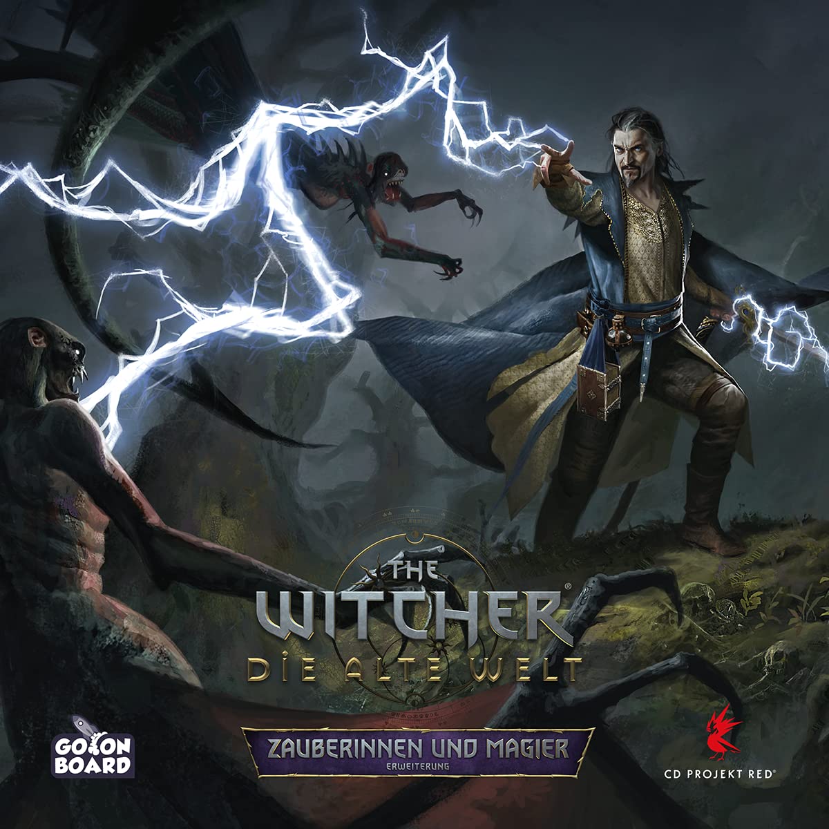 Go on Board, The Witcher: Il vecchio mondo – maghi e maghi, espansione, gioco esperti, gioco da tavolo, 1 – 5 giocatori, dai 14 anni in su, 90 – 150 minuti, tedesco, multicolore