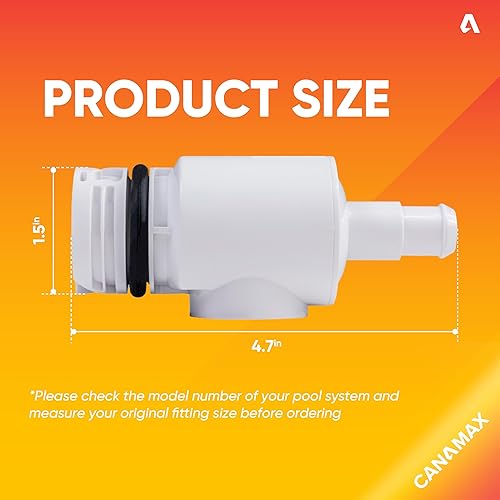 Miniatura 2 de Canamax Ajuste de pared universal D29 UWF de alta calidad, desconexión rápida, ajuste exacto para los limpiadores automáticos Polaris 180 280 380 -