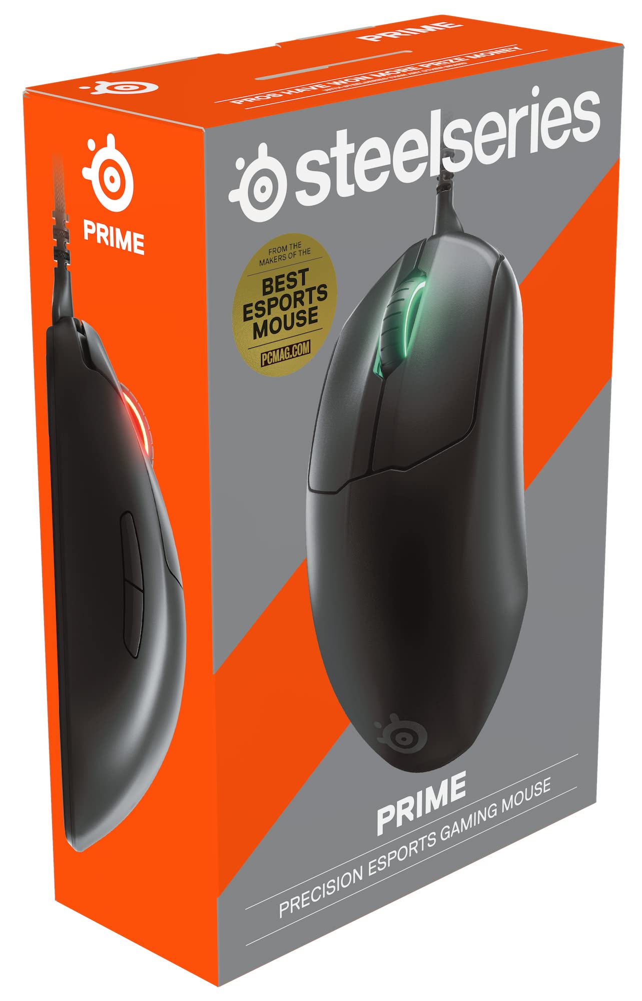 SteelSeries Prime - Esports Leistung Gaming-Maus - TrueMove Pro Optical Sensor mit 18.000 CPI - Magnetisch-optische Schalter