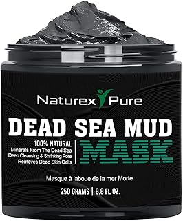 Naturex Pure Dead Sea Mud Mask – Luxurious Mud Masks for Women and Men – Advanced All-Natural Dead Sea Mud Mask for Blackh...