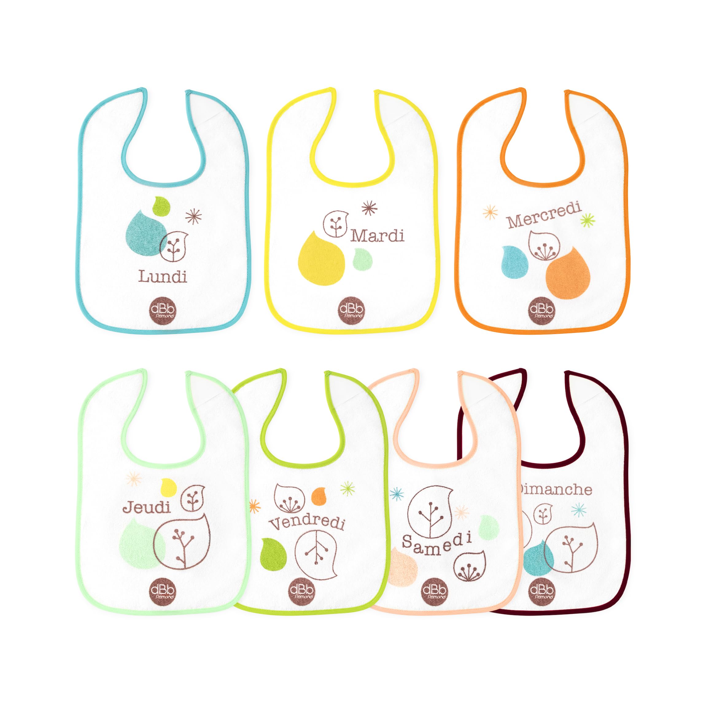 dBb Remond 7 Days Bib, Mutli-Colours, One Size