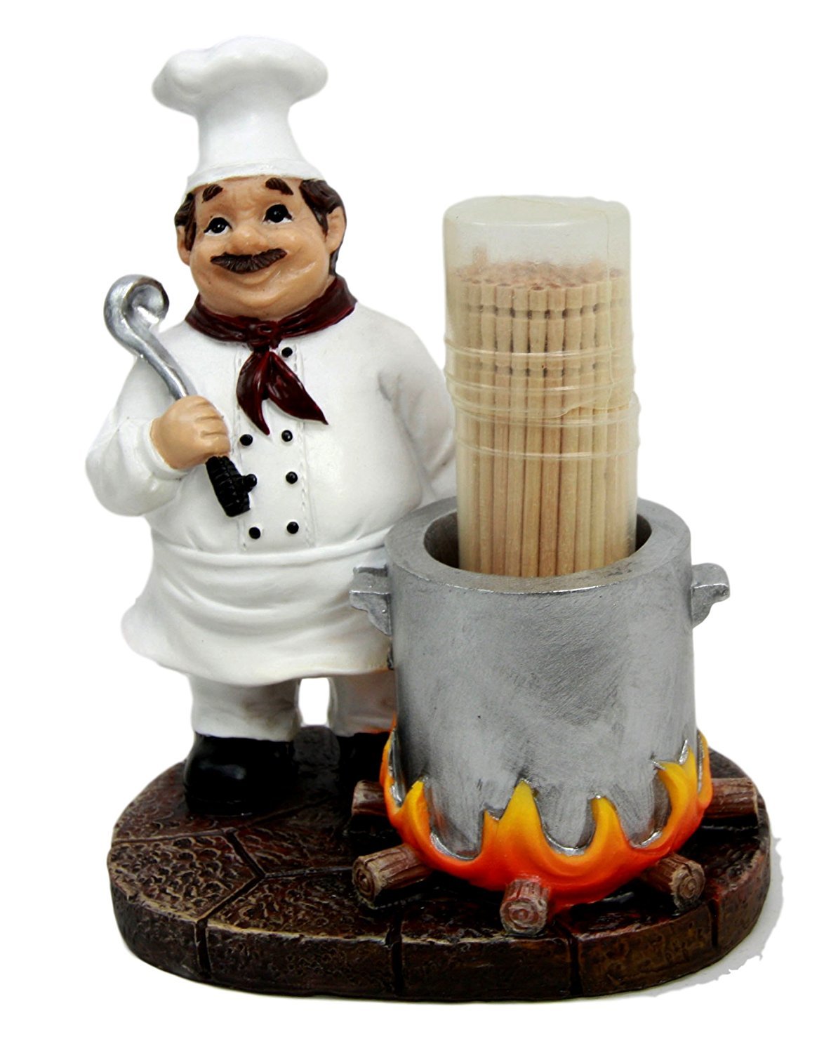 GeekGoodies Flaming Cauldron Stew Pot Chef Balti Decorative Toothpick