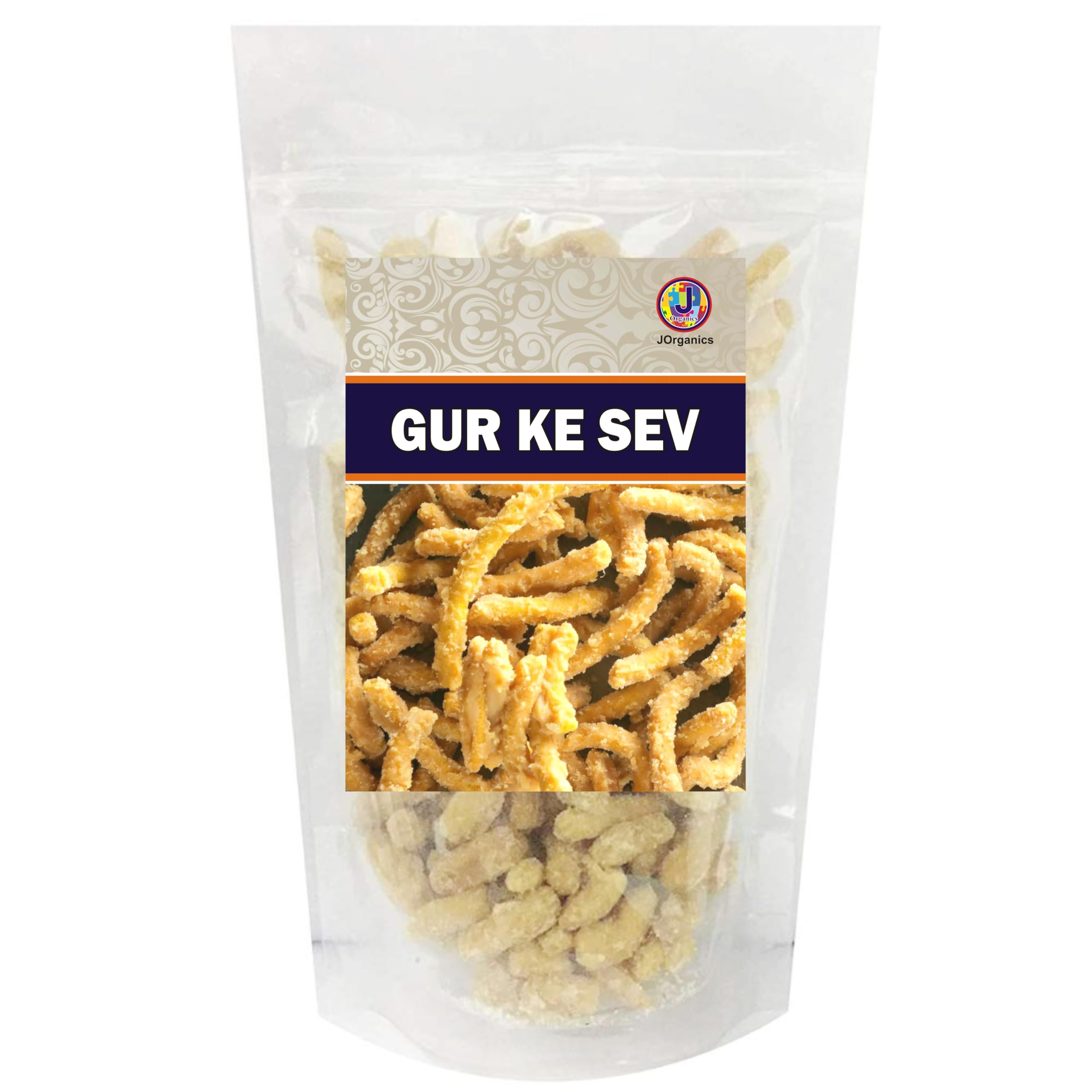 JIOO Organics Jaggery Meethe Gud Ki Sev | Besan Sev Coated with Gud | Pack of 1 | 200 Gram-image-43