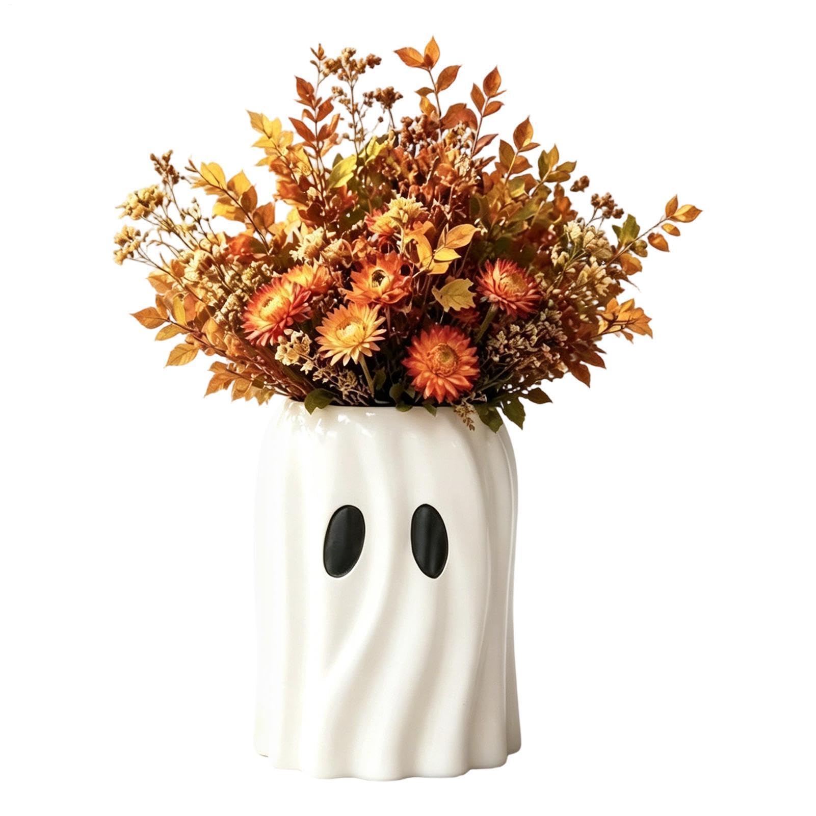 Jarrón de Halloween fantasma lindo para evitar una decoración aburrida en casa