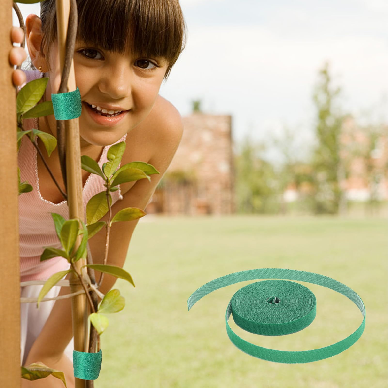 20m Cinta para Plantas, Reutilizable, Ayuda para Escalar Plantas