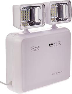 Iluminação de Emergência LED 1200 Lumens 2 Faróis - Predial, Segurimax, 24707, Branco, Médio