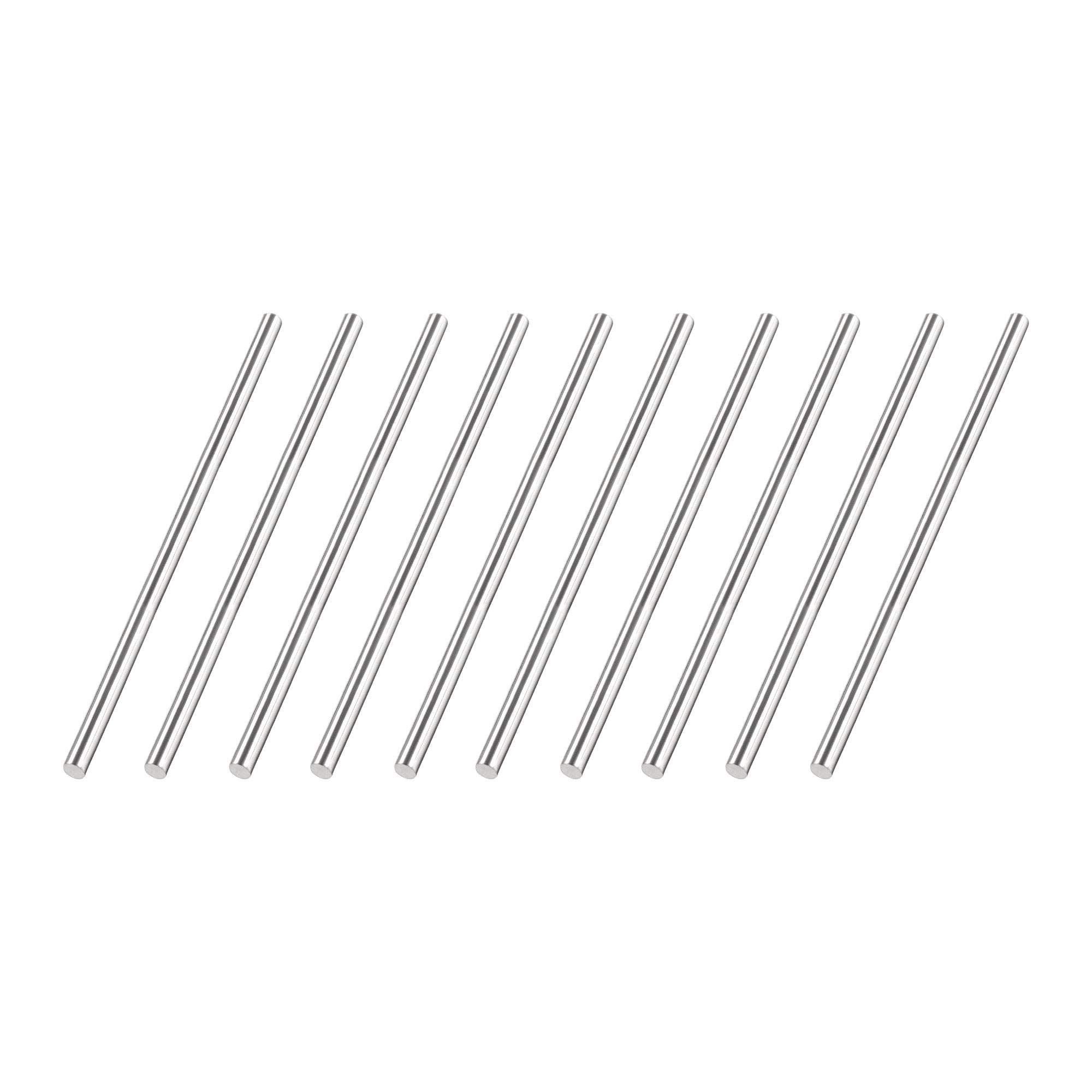 Tiges Rondes En Acier Inoxydable 304 - Diamètre 3mm X Longueur 25mm - Lot De 20 Pièces Pour Bricolage