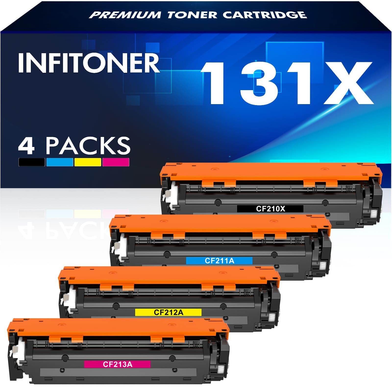 TONER ORIGINALE HP LaserJet Pro 200 M251n CF210A 131A NERO - Foto 11