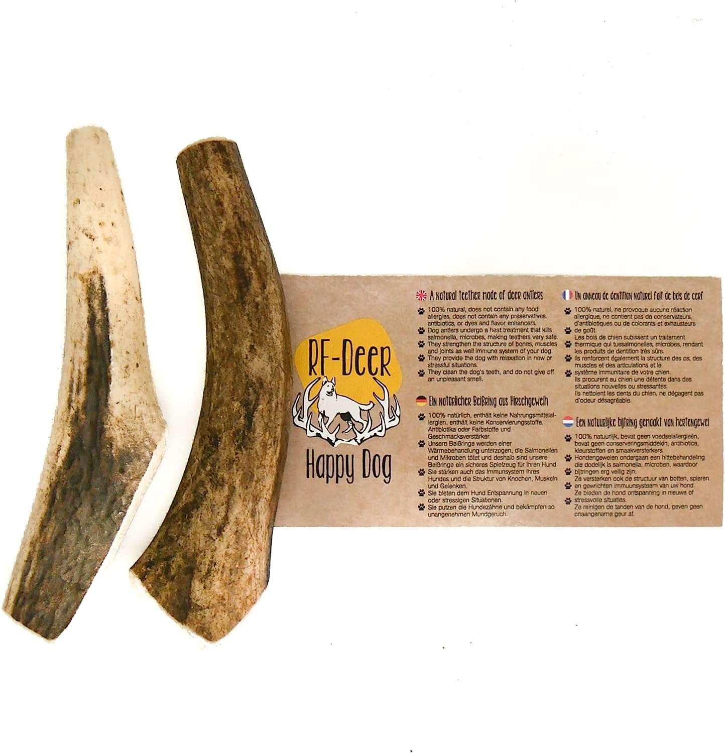 Corno Di Cervo Per Cani Osso Da Masticare 100% Naturale Taglia XL (221 - 3