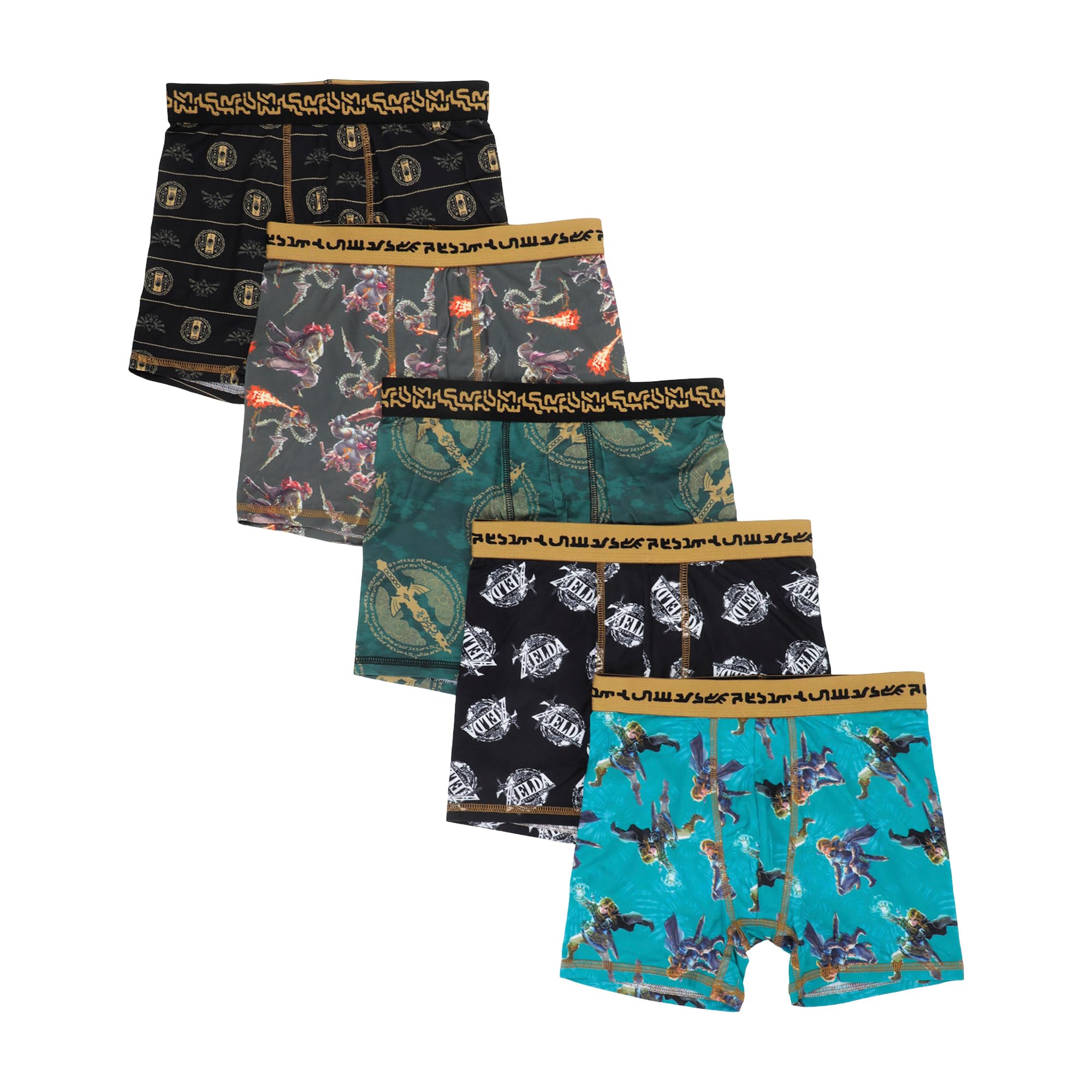 Bioworld Legend of Zelda 5-Pack Boxer for Boys