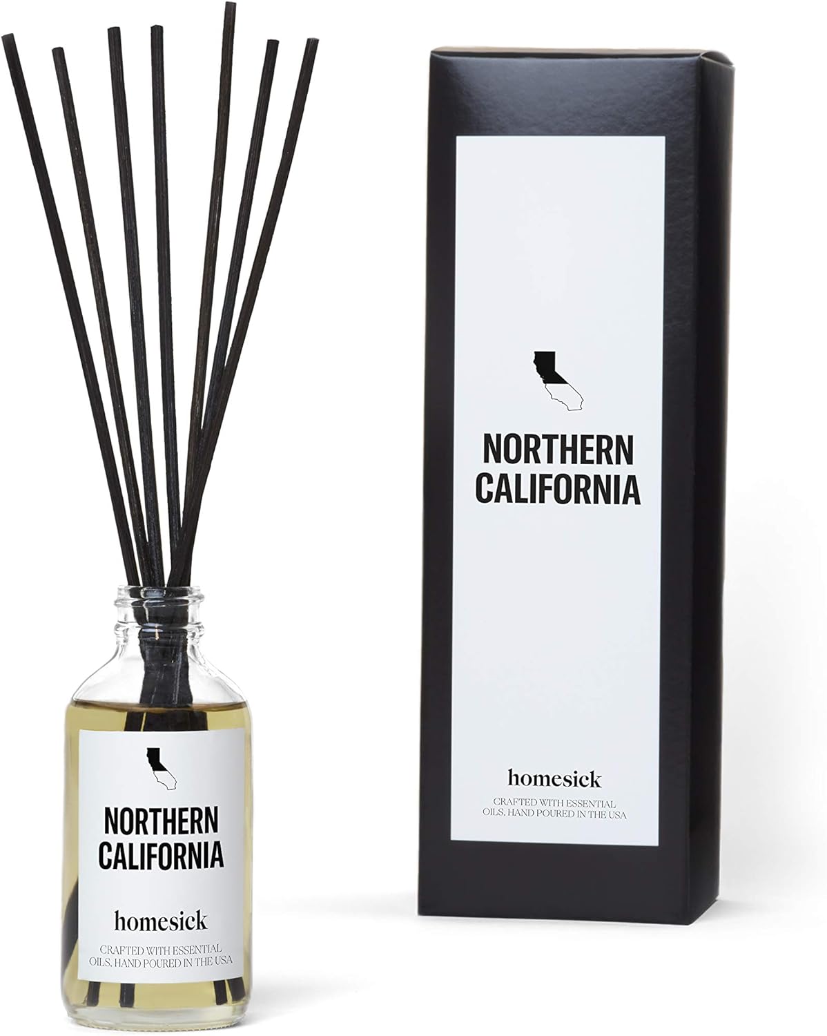 Homesick Premium Reed Diffuser, California Norcal Scents