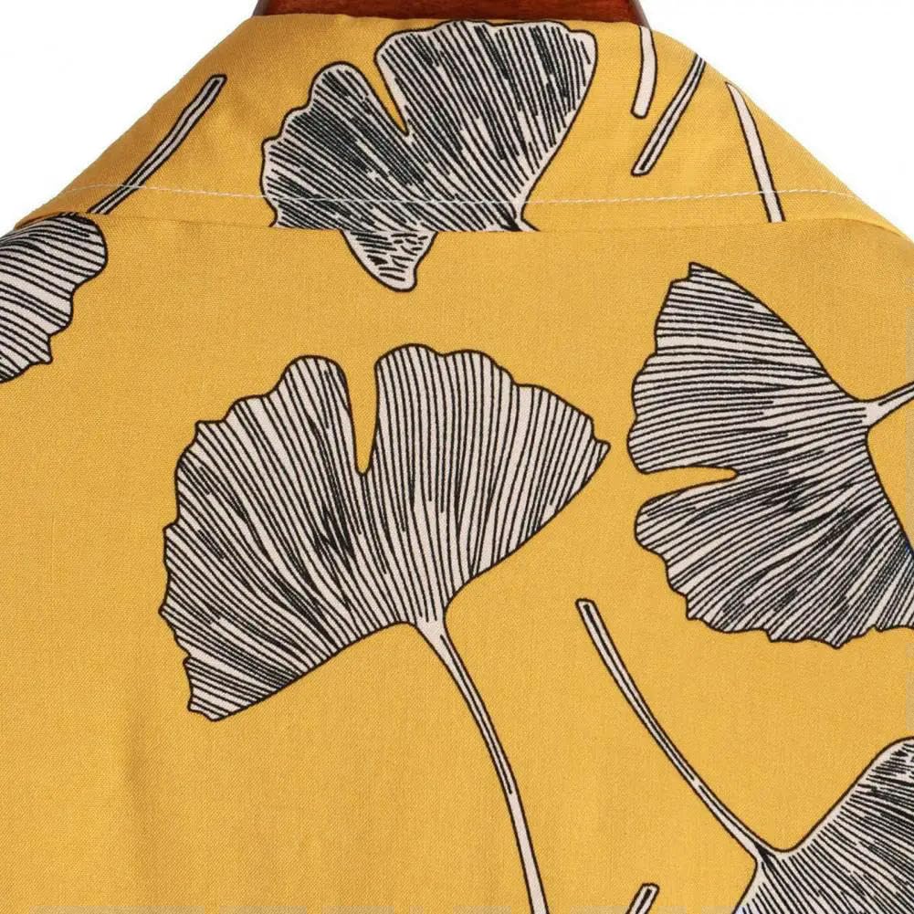 Hawaiian Shirts Camicia A Maniche Corte con Stampa Floreale Camicia per Vacanza Hawaiane per Uomini Morbidi Maniche Corte Sciolte