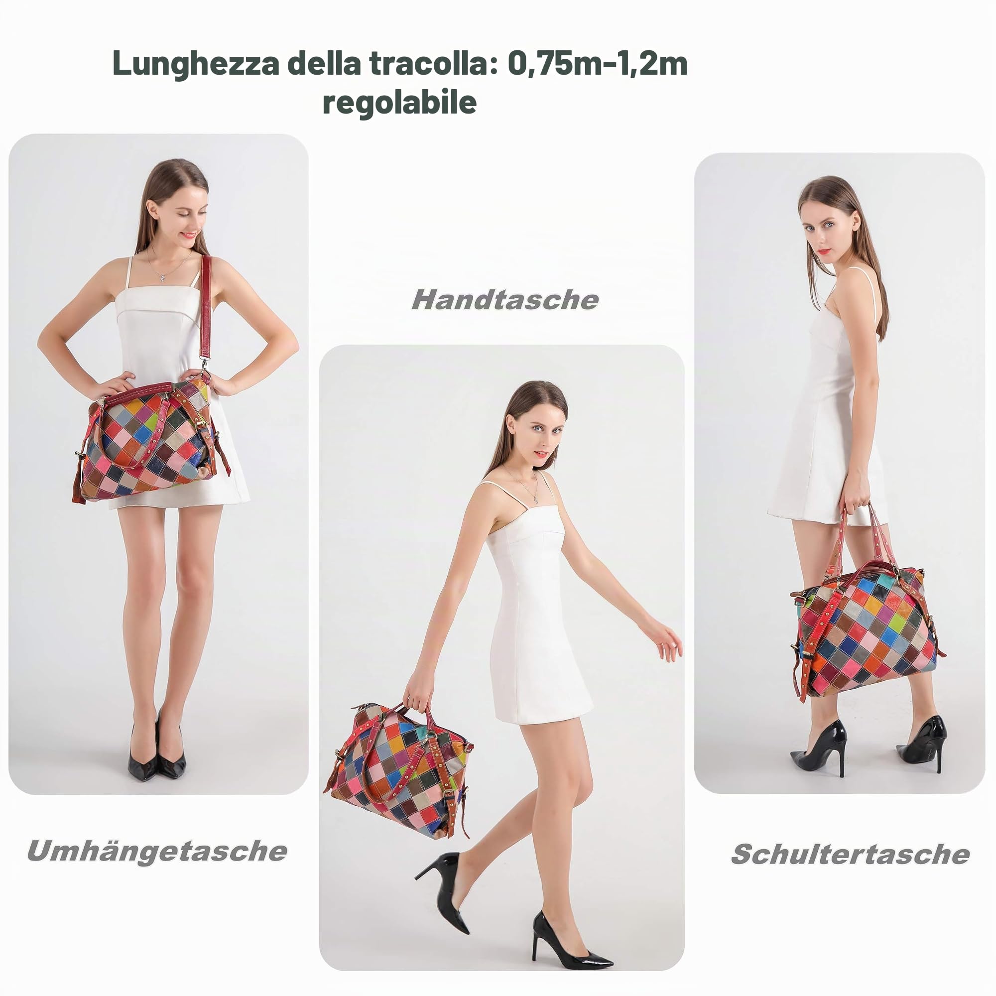 Donna Borsa borsa in-Top 2019 maniglia NUOVO