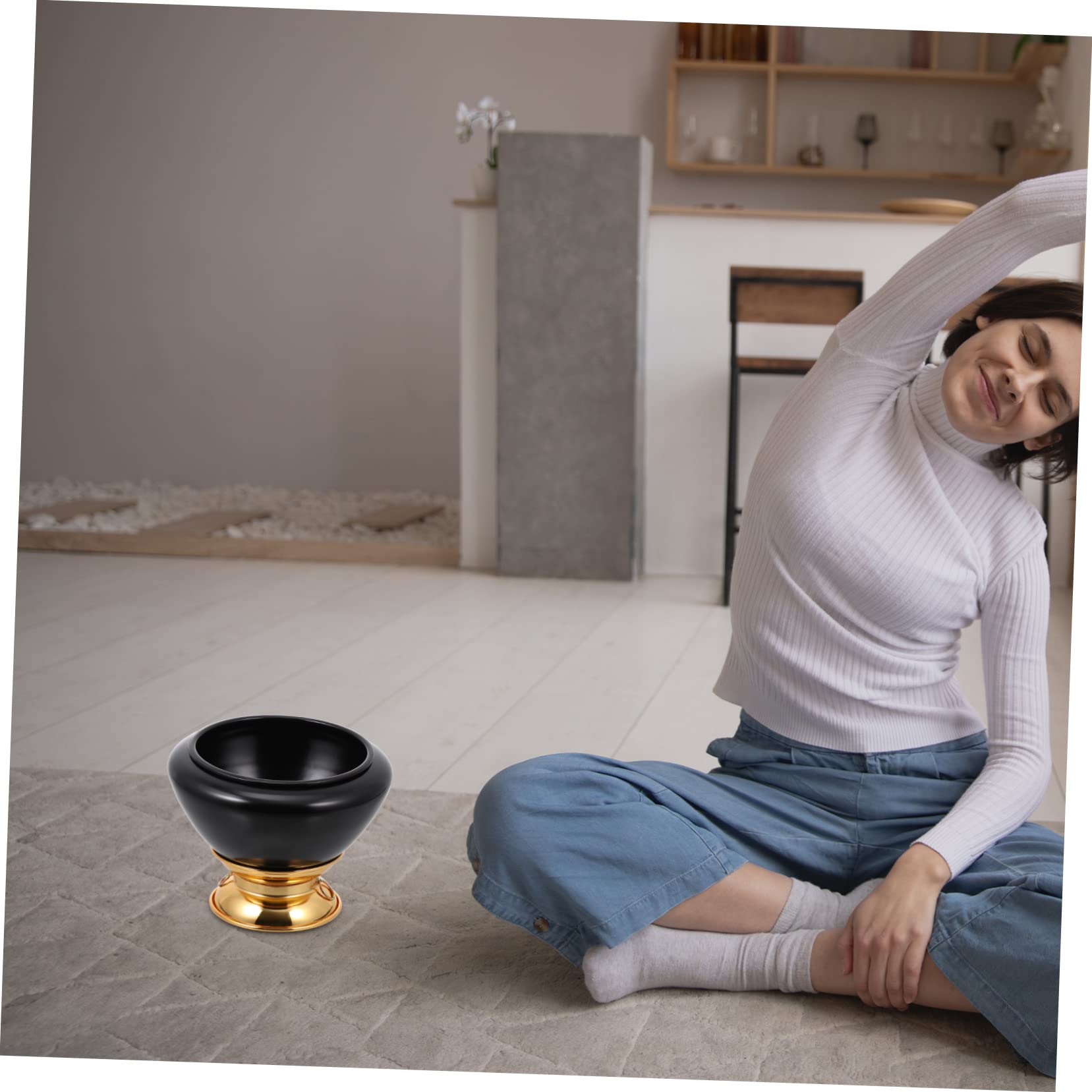 1pc Rame Buddha Music Bowl Ciotole curative Strumento di meditazione Accessori per la meditazione Chakra Ciotole sonore Ciotola per il relax nepalese Ciotola per la meditazione Ciotole per Chakra Y