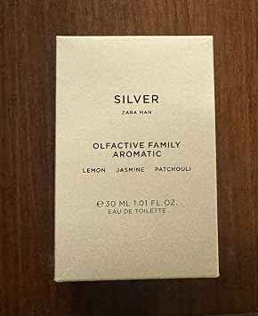 Zara Men Silver 30 ML Eau De Toilette Perfume Fragrance 1.01 FL. Oz. Spray New