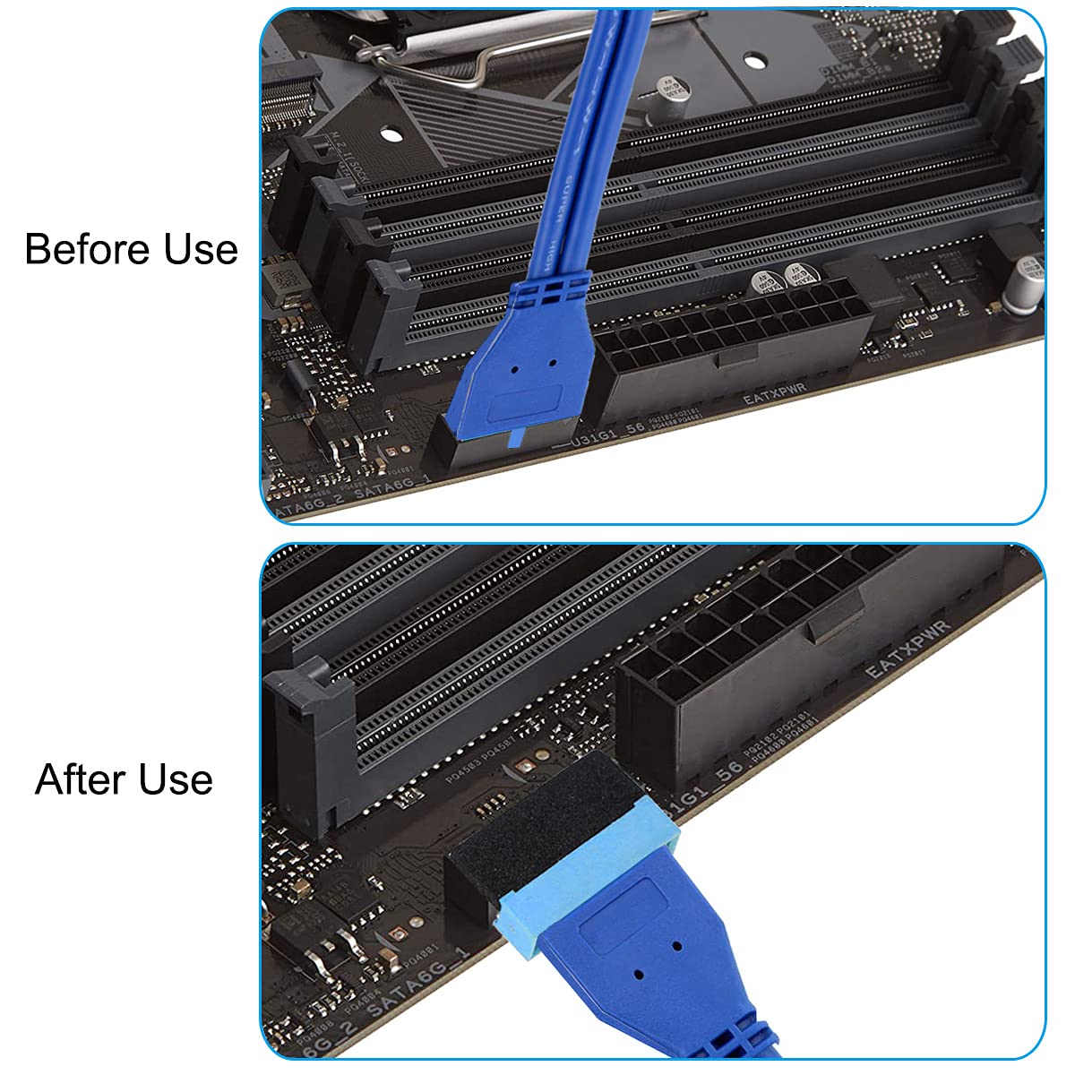 FIDECO Adattatore IDE e SATA, Adattatore per Disco Rigido USB 3.0, Convertitore SATA e IDE per