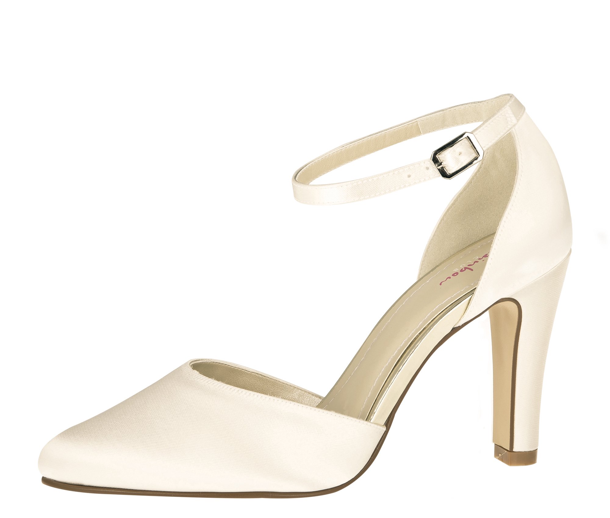 Rainbow Club Bridal Shoes Dana - Woman's, Pumps, Ivory Satin - Size 6 UK