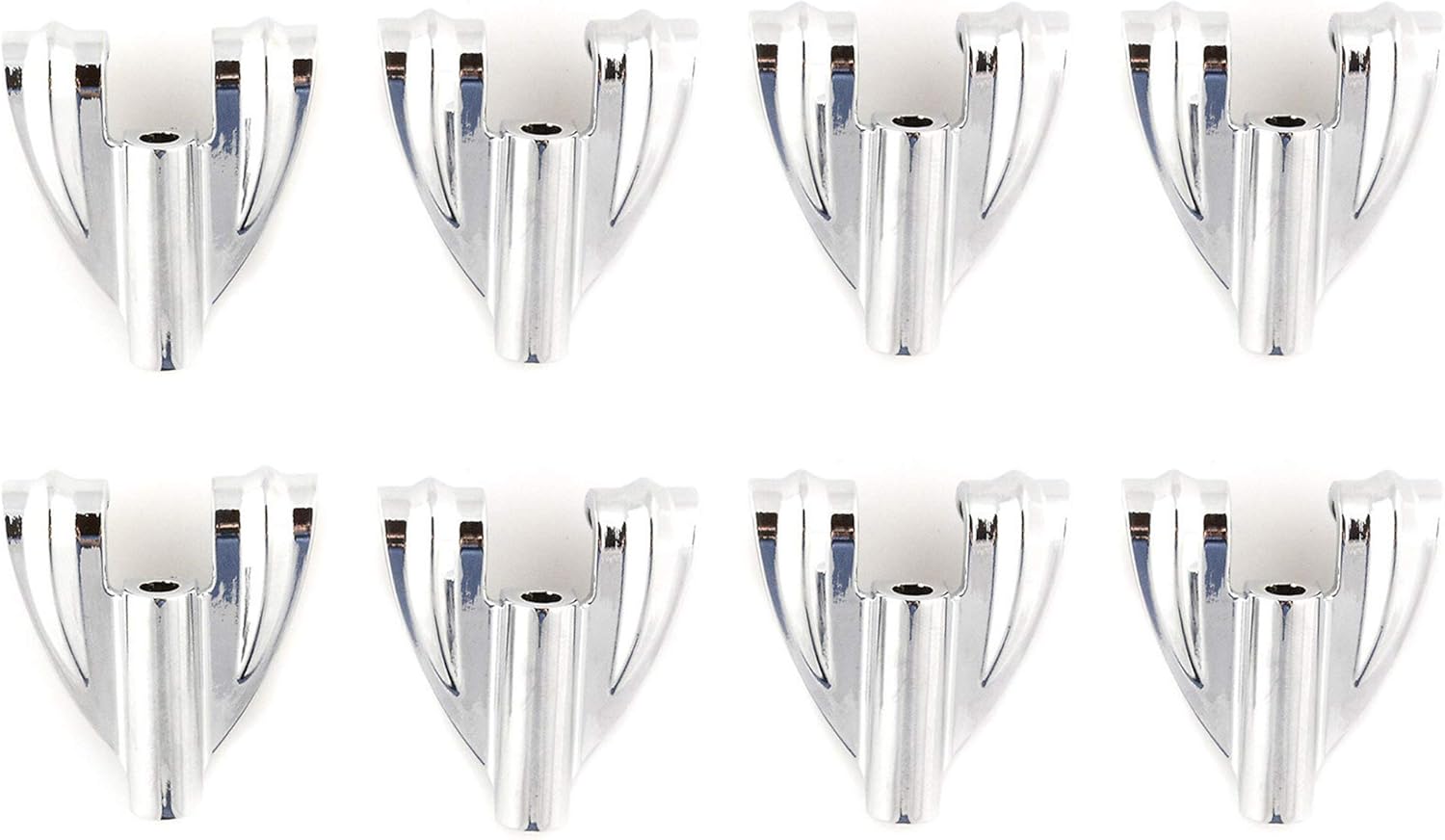 Ludwig Classic Bass Drum Claw Hooks (8 Pack Bundle) Musical Instruments