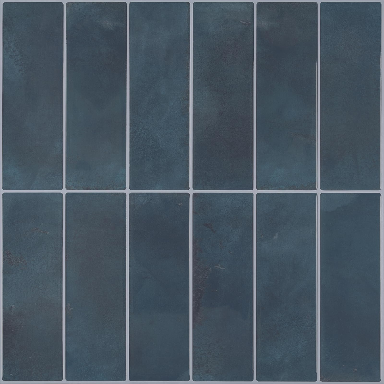 Carrelage adhésif mural bleu foncé CHIHUT pour revêtement de crédence cuisine et douche