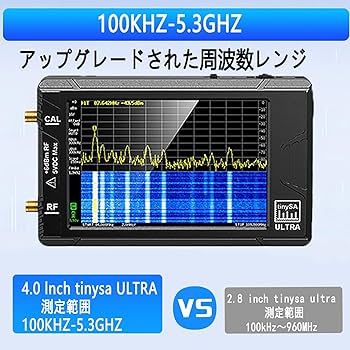 Amazon | ZNZHNSI 2in1 TinySA のスペクトルの検光子および信号